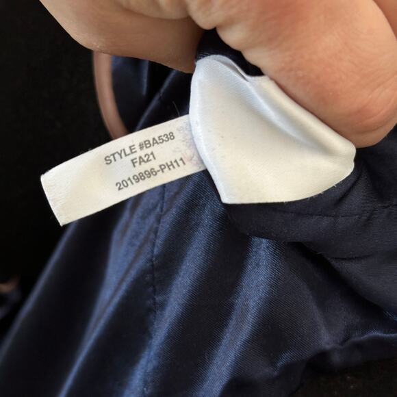 J. CREW Villa Coat in Italian Stadium Cloth Wool Black Sz 4 $398 - Picture 10 of 10